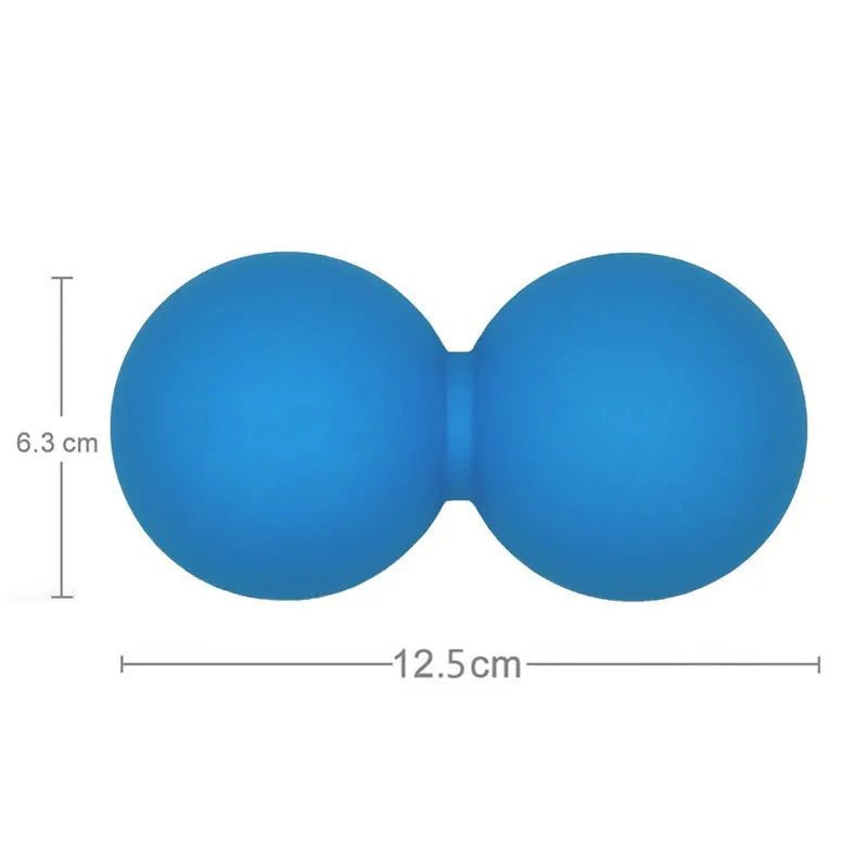 Peanut Massage Ball Double Lacrosse Massage Ball Mobility Balls Deep Tissue Massage Tool For Neck Leg Back Myofascial Releax