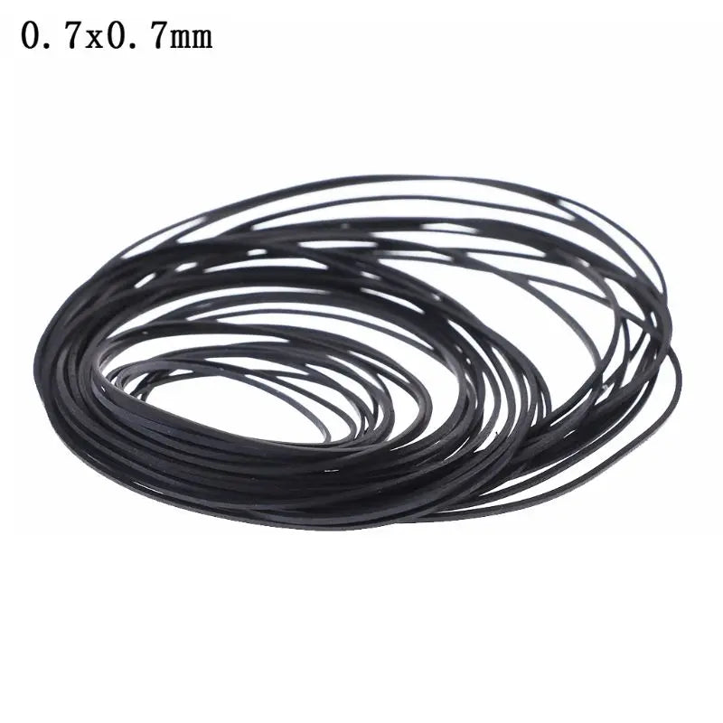 30Pcs Universal Mix Cassette Tape Machine Belts Assorted Common Belt for Recorders CD-ROM Video Machines Walkman DVD