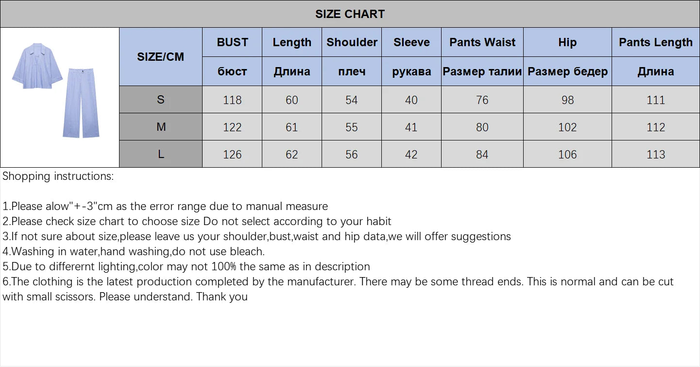 Women's High-Waist Pants Set Two Piece New 2026 Summer V-Neck Blouse with Piping and Straight Leg Pants Chic Female Outfit