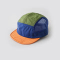 Retro Color-Blocked Breathable Quick-Dry Flat-Brimmed Hat with Adjustable Mesh Fabric, Suitable for Both Men and Women, Ideal for Outdoor Activities Like Hiking, Running, Camping, and Daily Commuting