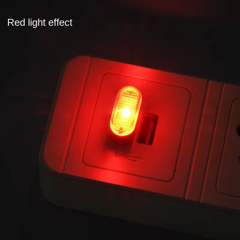 Mini LED Car Light Auto Interior Atmosphere USB Light Decor Plug And Play Lamp Emergency Lighting PC Auto Products