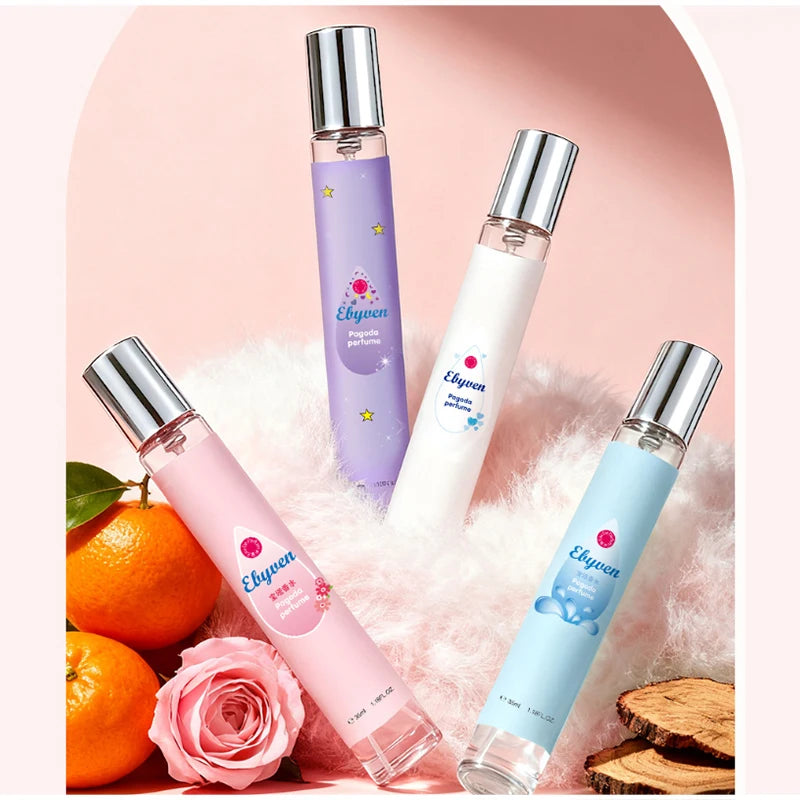 Floral Unisex Fragrance High-end Baby Milk Scented Pagoda-shaped Eau De Toilette Fresh Vanilla Lavender Deodorizing Body Spray