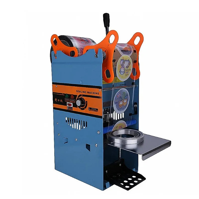 95MM Commercial Cup Sealing Machine Manual Pressure Sealing Machine Beverage Cup Sealer Milk Tea Seal Boba Tea