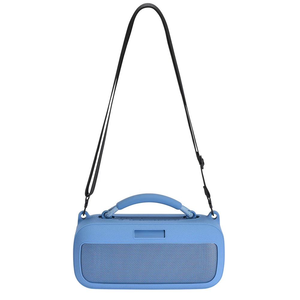 Silicone Cover Case Travel Carrying Case Protective Case Cover Skin Speakers Pouch Bag for Bose SoundLink Max Speaker