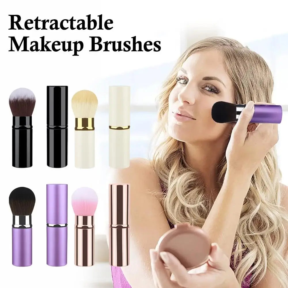 Professional Makeup Brushes Retractable Blusher Powder Foundation Face Concealer Kabuki Makeup Brush Cosmetic Tools ﻿