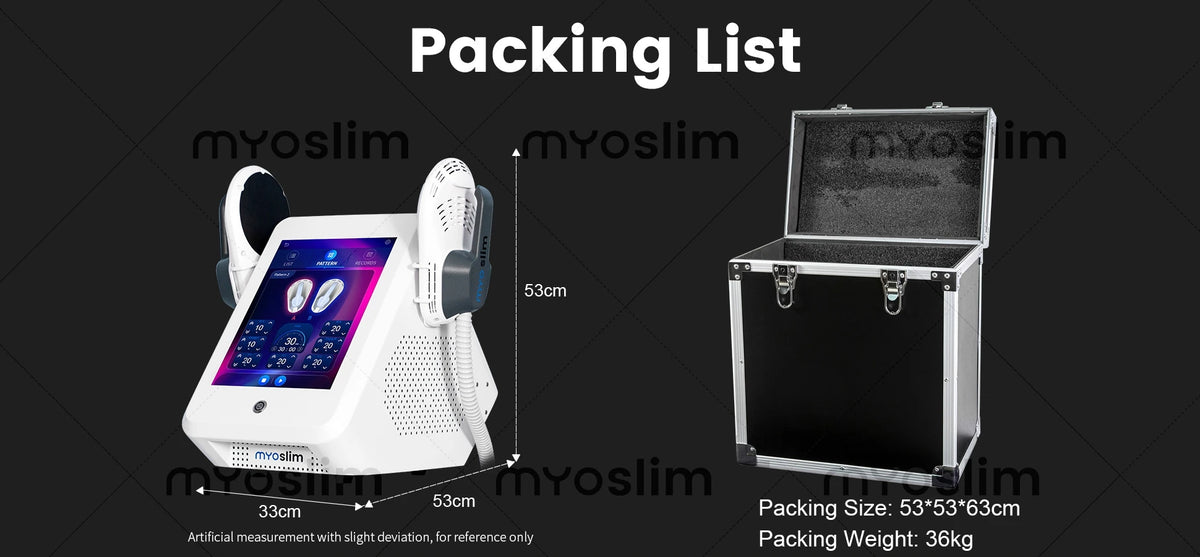 Professional MYOslim 15Tesla EMS Body Shape Machine 6500W Lose Weight Beauty Equipment for Personal and Salon Body Care Use
