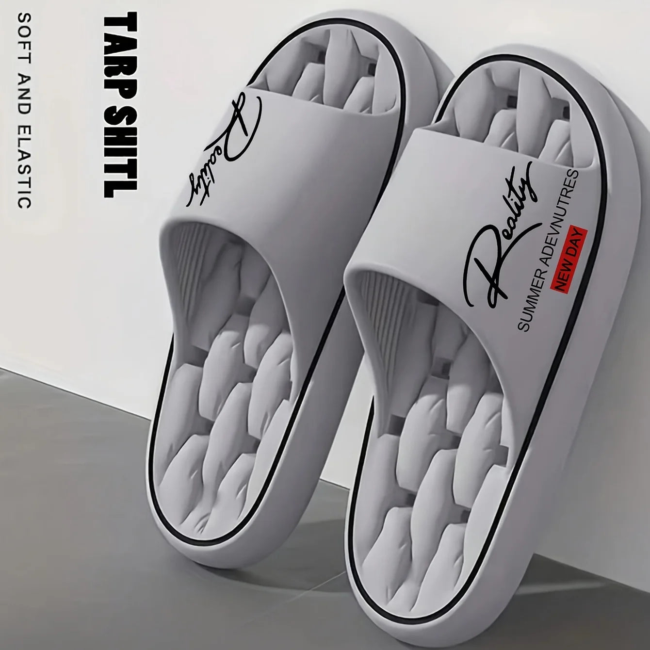 Summer innovative design EVA men's shoes, soft and lightweight home slippers, suitable for indoor and outdoor leisure activities