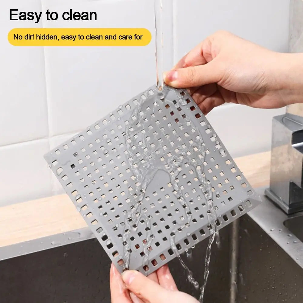 Useful Sink Strainer Anti-blocking Floor Drain Mesh Trap Hair Clean Up Waste Catcher Kitchen Bathroom Accessories