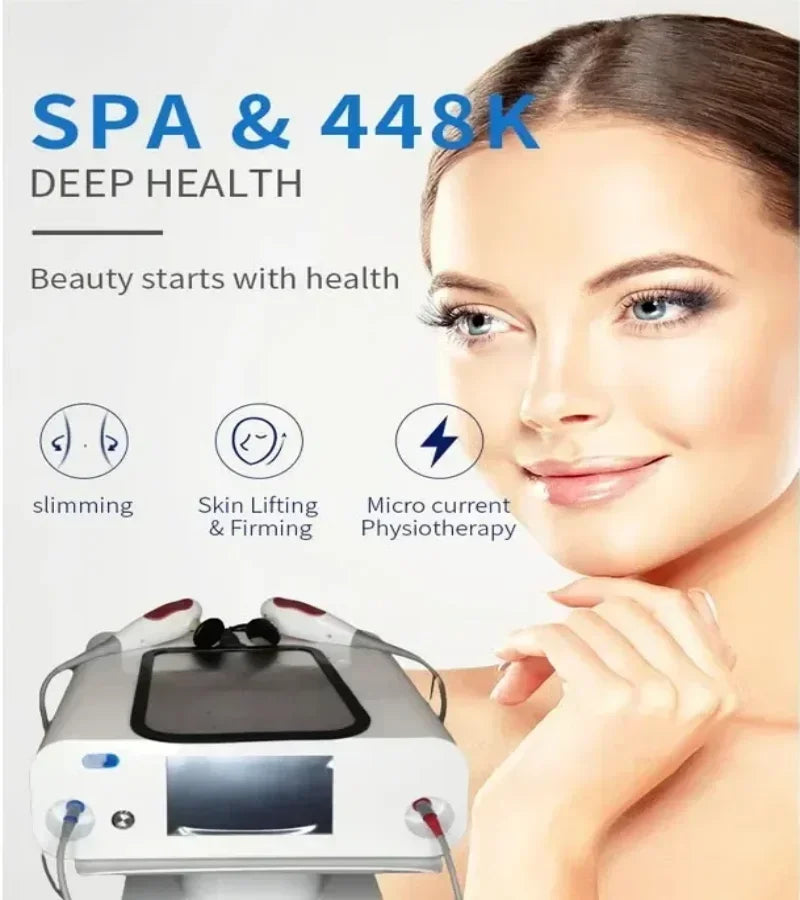INDIBA Spain Technology 448K Tecar Cavitation Health and Beauty Body Care System RET CET RF Slim Machine for Weight Loss 2025