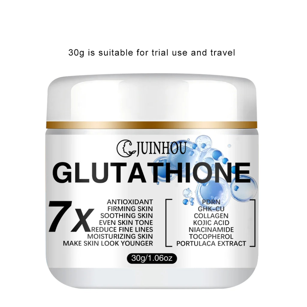 JUINHOU Glutathione Face Cream Hydrating Moisturizing Facial Lotion For Dull Uneven Rough Tired Skin Anti‑oxidant Daily Care