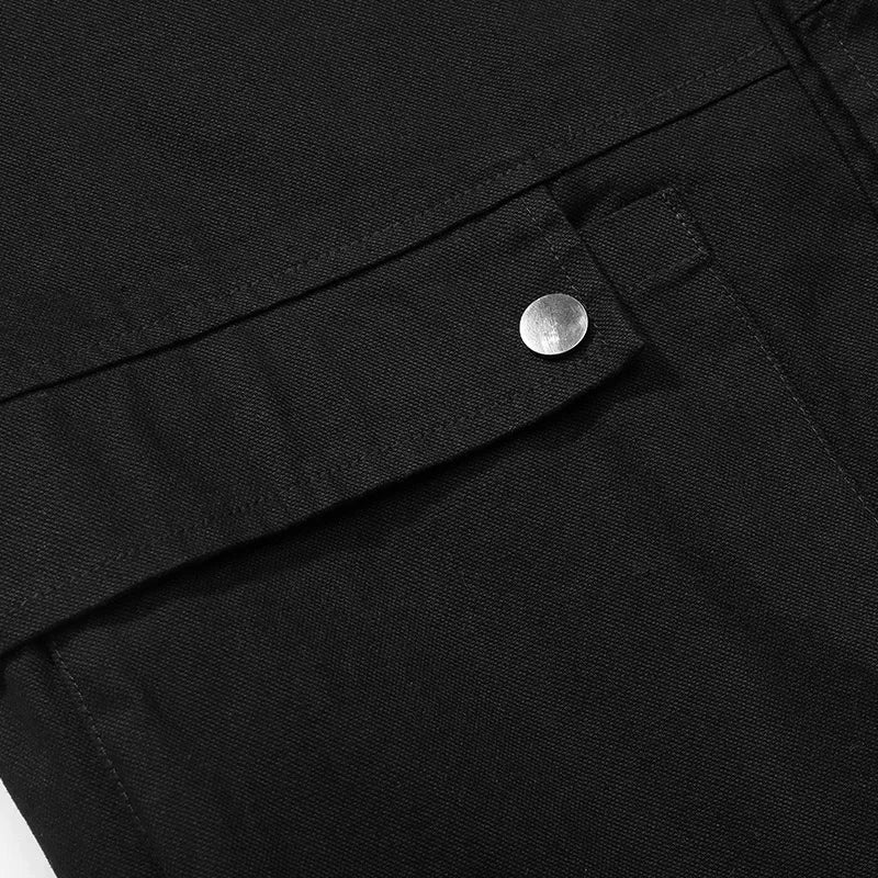 Men Jacket Cotton Coats Autumn Oversize 6XL 7XL 8XL Plus Size Motorcycle Button Camping Street Casual Busines Workwear Softshell