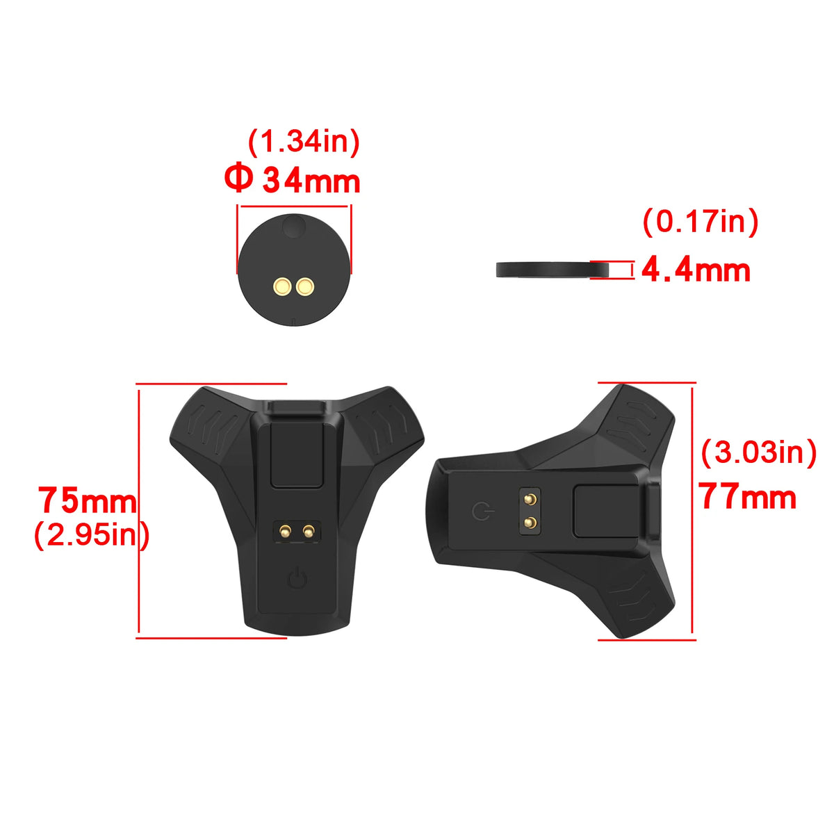 Wireless Mouse Dock Station for PROX Superlight 1-2 / G903 / G403 Gaming Mouse Charging Dock Easy To Install PC & ABS Material