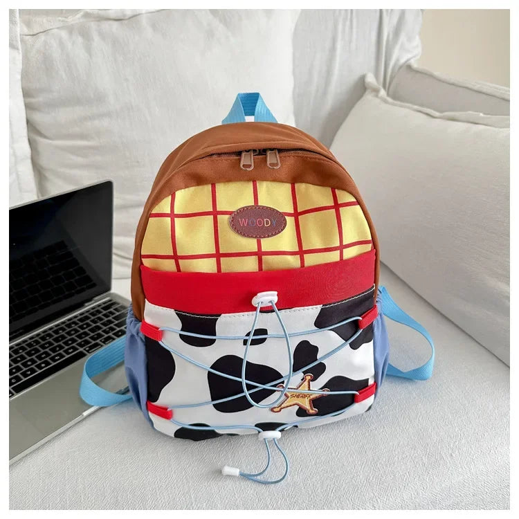 Cartoon Fashionable and Casual Women's Backpack Cute Cow Print Backpack Soft and Durable Fabric Backpack Suitable for Daily Use