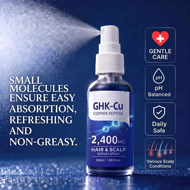 Multi Pack Blue Copper Peptide Hair Care Essence Spray Deep Nourishing Fast Absorption Non Greasy Neutral Mild Non Irritating