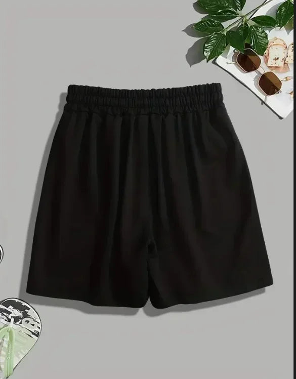 Men's Drawstring Waistband Loose Sports Shorts Summer New Item Unisex Sports Casual Shorts