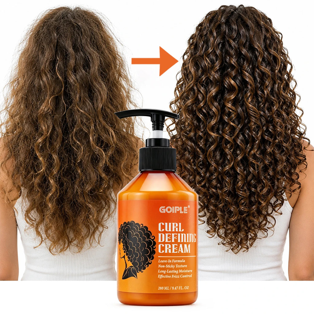 280ml Curl Defining Cream Curling Cream,Define, 48HR All Day  Definition,Moisturize & Hydrate Curls for Bouncy, Shiny Hairstyles