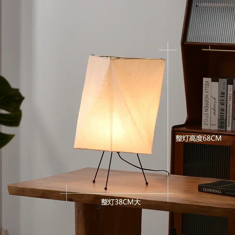 Akari Noguchi Lamp Yong Floor Lamp Japanese Designer LED Rice Paper Lantern Bedside Study Hotel Art Decor Standing Lamp