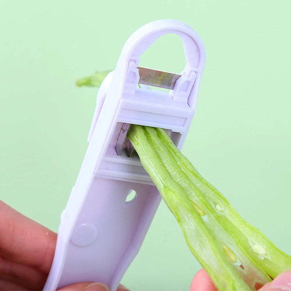 1PC Green Bean Slicer Cutter Cut Fruit Vegetable Stringer Peeler Remover Vegetable Cutter Kitchen Gadgets Kitchen Accessories