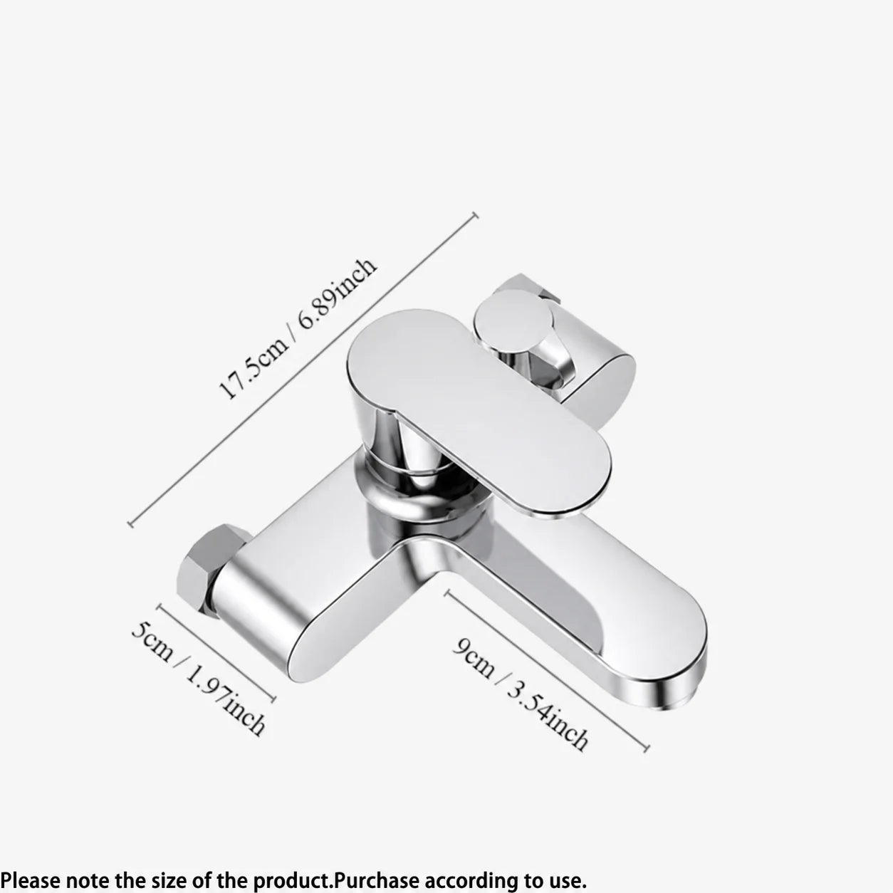 Bathroom Shower Faucet Mixing Valve Shower Set Bathtub Mixing Switch Triple Hot and Cold Faucet