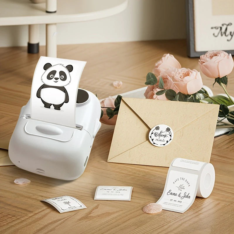 Marklife P50 Bluetooth Mini Portable Thermal Label Maker Printer, Wireless Barcode Price Tag Sticker Printer For Small Business