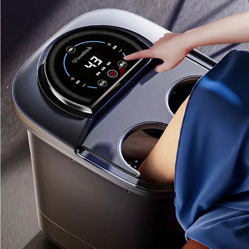 Acupoint Scraping Foot Bath Bucket Automatic Heating Electric Massage Constant Temperature Footbath Machine,  Bath Foot