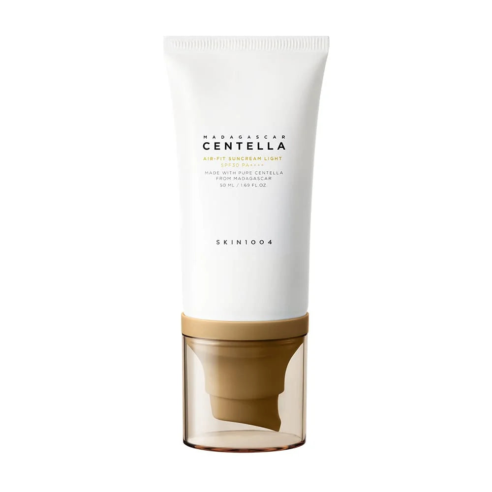 Korean Centella Ampoule Serum,Air-fit Suncreen Light SPF30 PA+++,Daily Suncreen Face Anti-Aging Serum Original Skincare Products