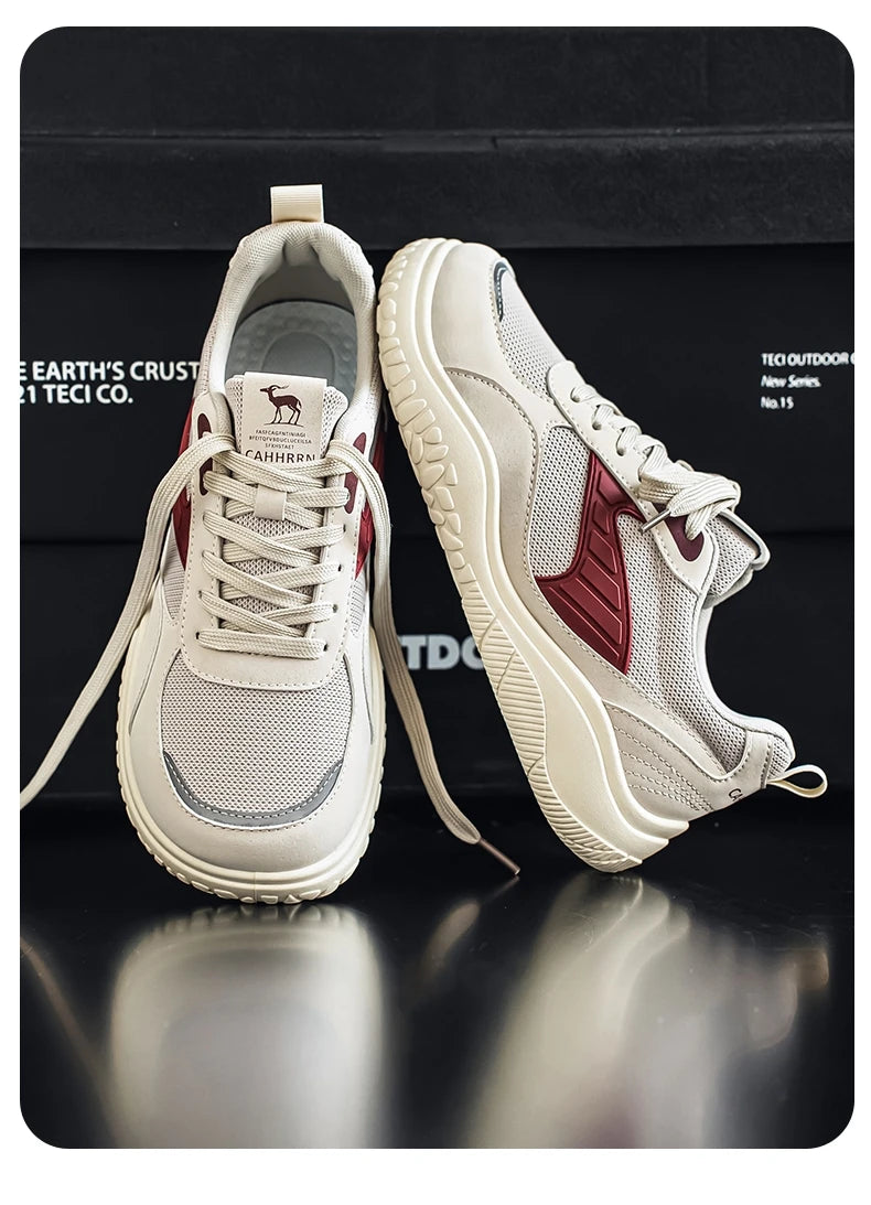 Mens Casual Shoes Wide Toe Box Outdoor Lightweight Running Sneakers Mesh Anti-slip Soft Fashion Men's Shoes