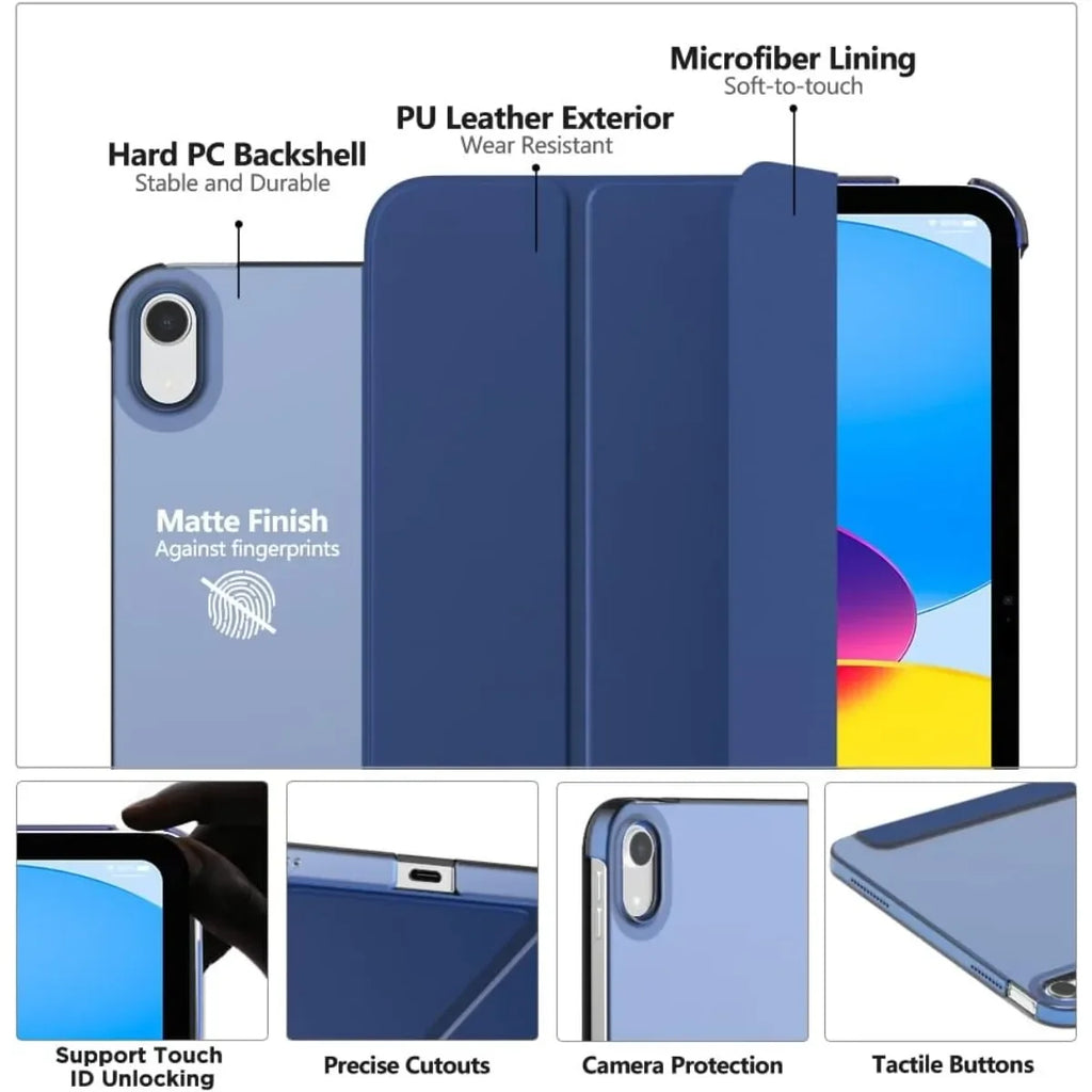 For iPad A16 2025 Case Support Magnetic Charging Auto Wake up Tablet Cover Funda For iPad 11th Generation 11 Inch Case