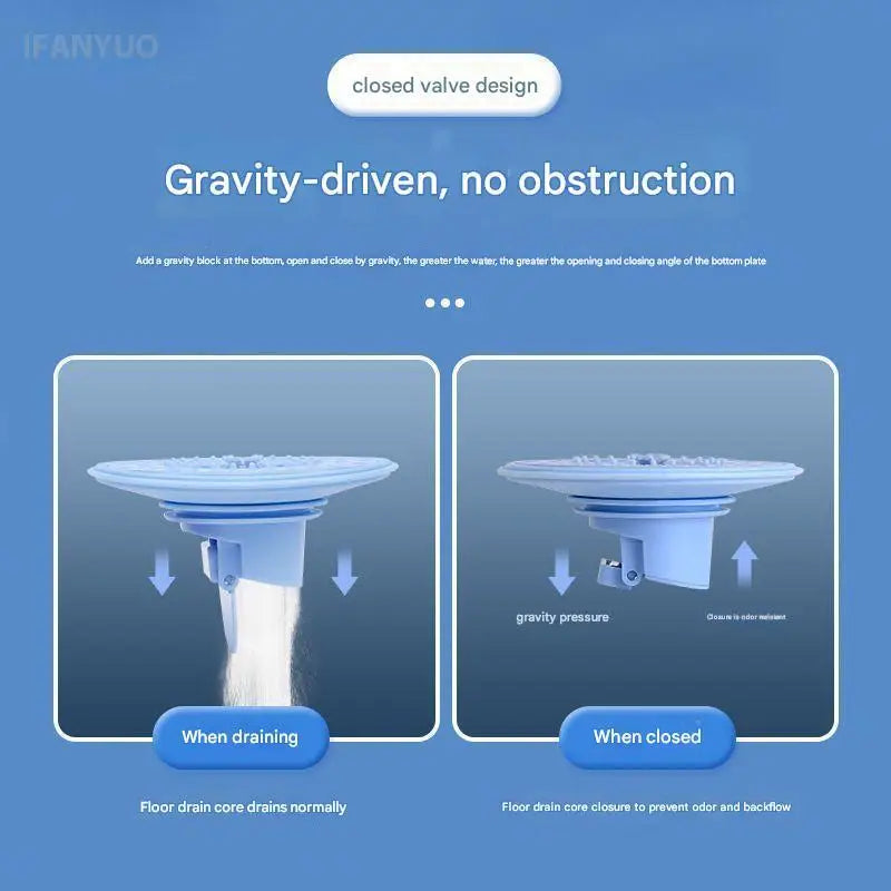 Sewer Anti-odor Anti-insect Floor Drain Bathroom Kitchen Anti-insect Cover Floor Drains Universal Drainage Hair Sink Strainer