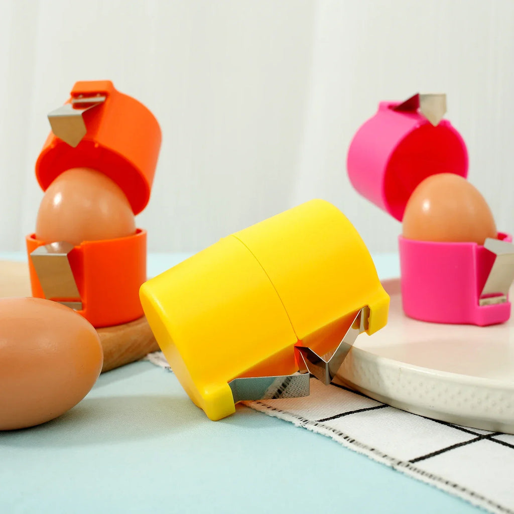 3Pcs/Set Egg Shell Opener for Hard Boiled Eggs,Handheld Easy Egg Peeler Tool Kitchen Gadgets 	 egg peeler tool