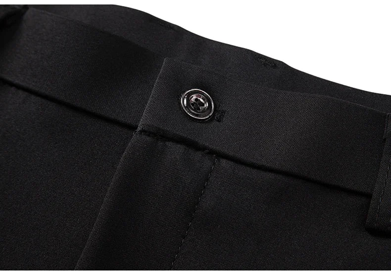 Dress Shorts Men Quick Dry Casual Bermuda Shorts Summer Ice Silk Cooling Business Zipper Fly Formal Shorts Men Work Wear Office