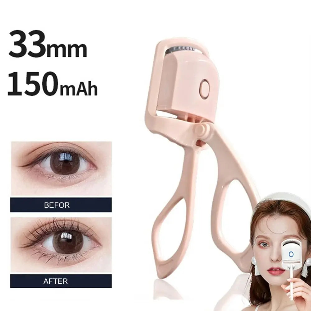 Lash Perm Electric Eyelash Curler Long-Lasting Curl Electric Eyelashes Clip Temperature Control ABS Beauty Eye Instrument