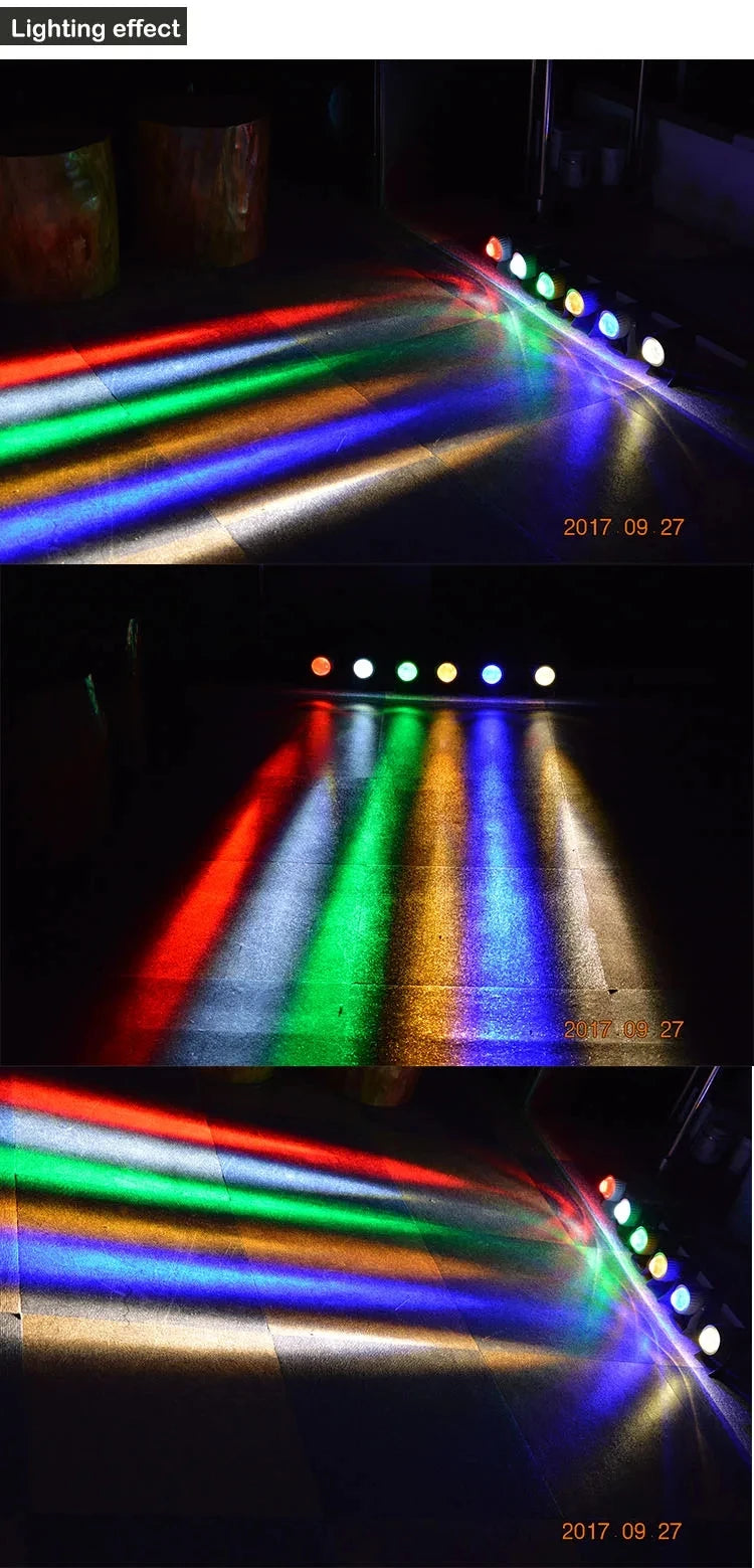 Outdoor LED Garden Wall Spotlights Landscape Lighting AC220V 110V DC12V Red Green Blue  IP67 Waterproof One Beam Lights 10W