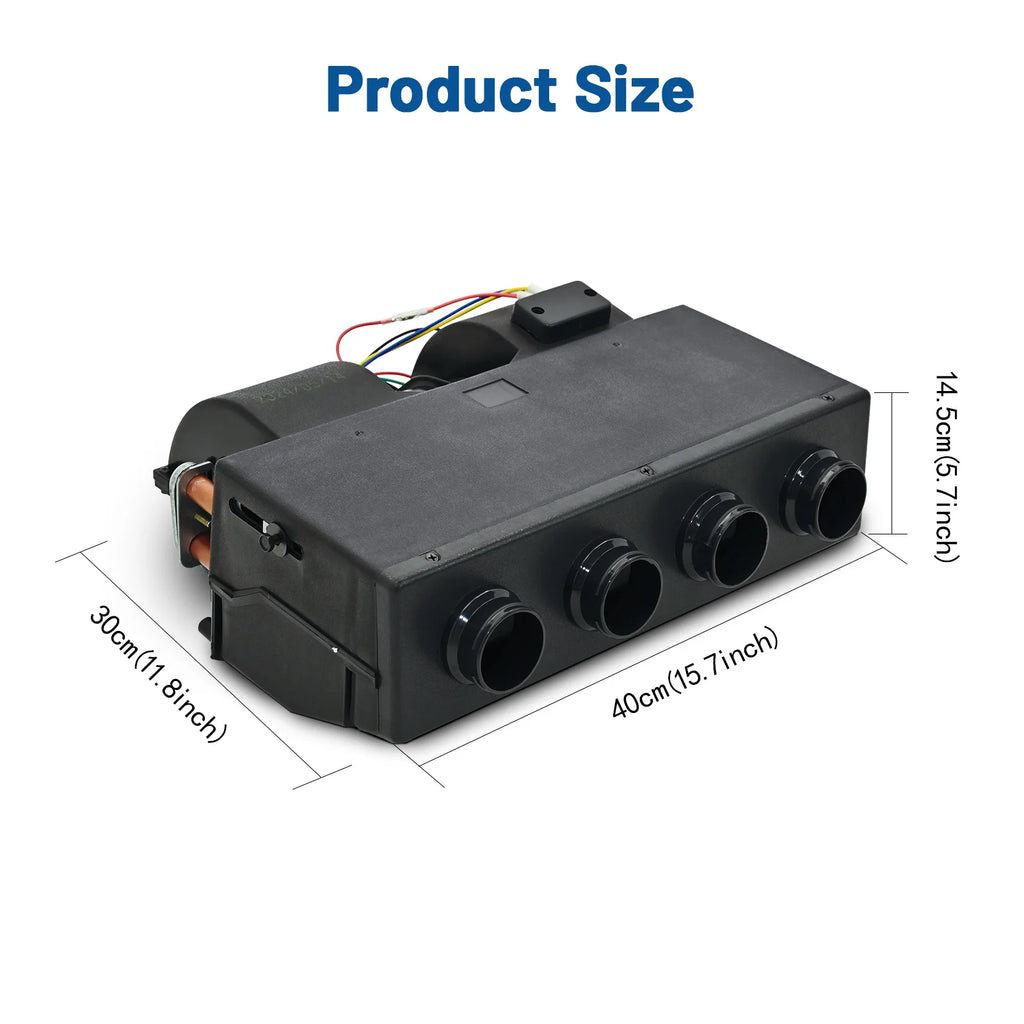 404 Universal Electric Compressor Car A/C 12V/24V Truck Air Conditioning & Heating Systems Air Conditioner Unit For Camper Van