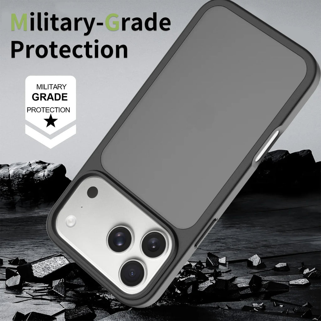 Matte Case for iPhone 17 Pro Max Air 17E 16E 16 Plus 15 14 13 12 17Pro Shockproof Protective Hard Back Slim Frosted Phone Cover