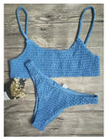 Bikinis 2021 Women Swimwear Women Push-up Padded Bra Bandage Bikini Set Sexy Swimsuit e Swimwear Bathing