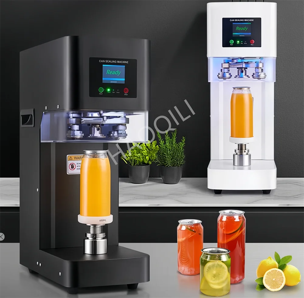Fully Automatic Can Sealing Machine Commercial Plastic Can Capping  Aluminum Cap Milk Tea Shop Cup  Sealing Machine