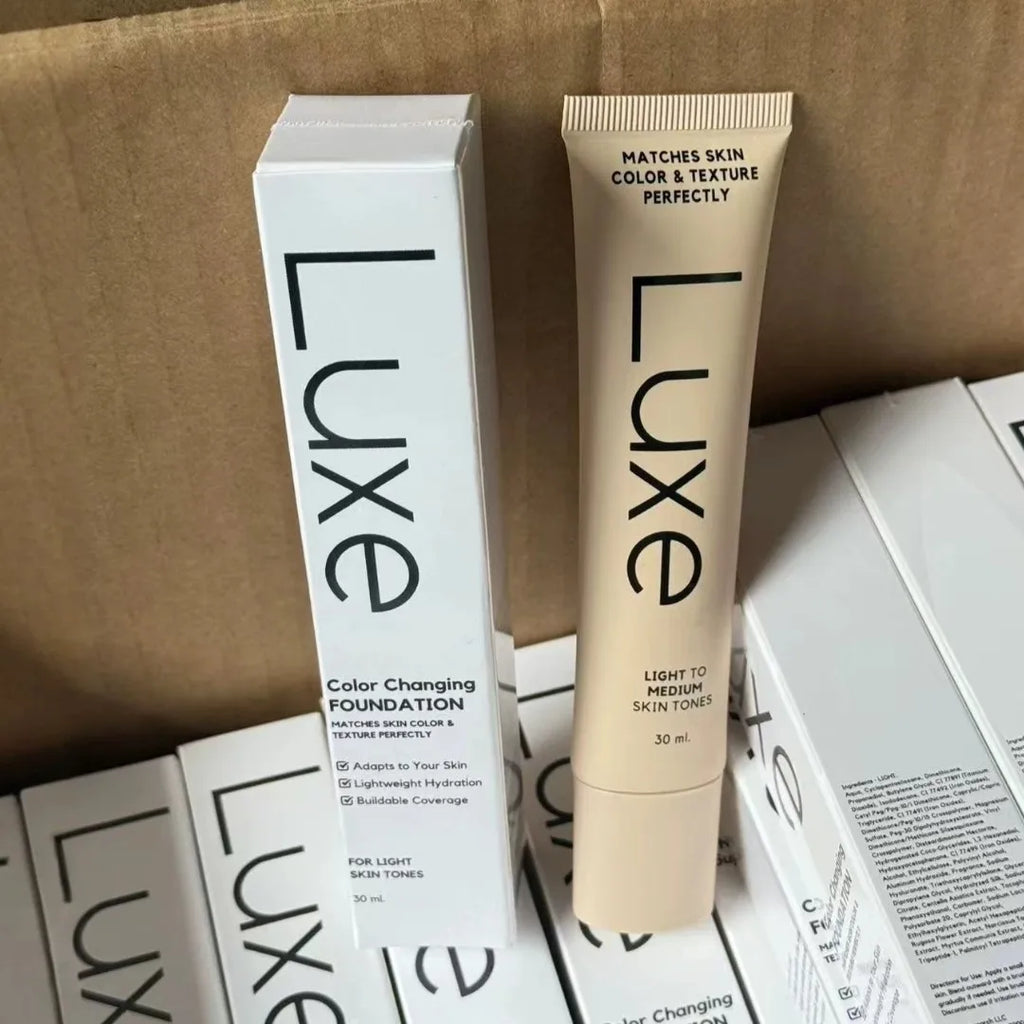 LUXE Waterproof Skin Tone Concealer New Matching Foundation  Full Coverage Long Lasting Hide Blemishes Even Makeup Easy Base