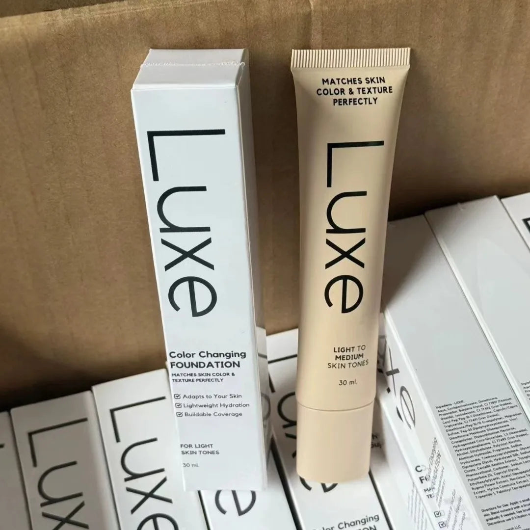 LUXE Waterproof Skin Tone Concealer New Matching Foundation  Full Coverage Long Lasting Hide Blemishes Even Makeup Easy Base