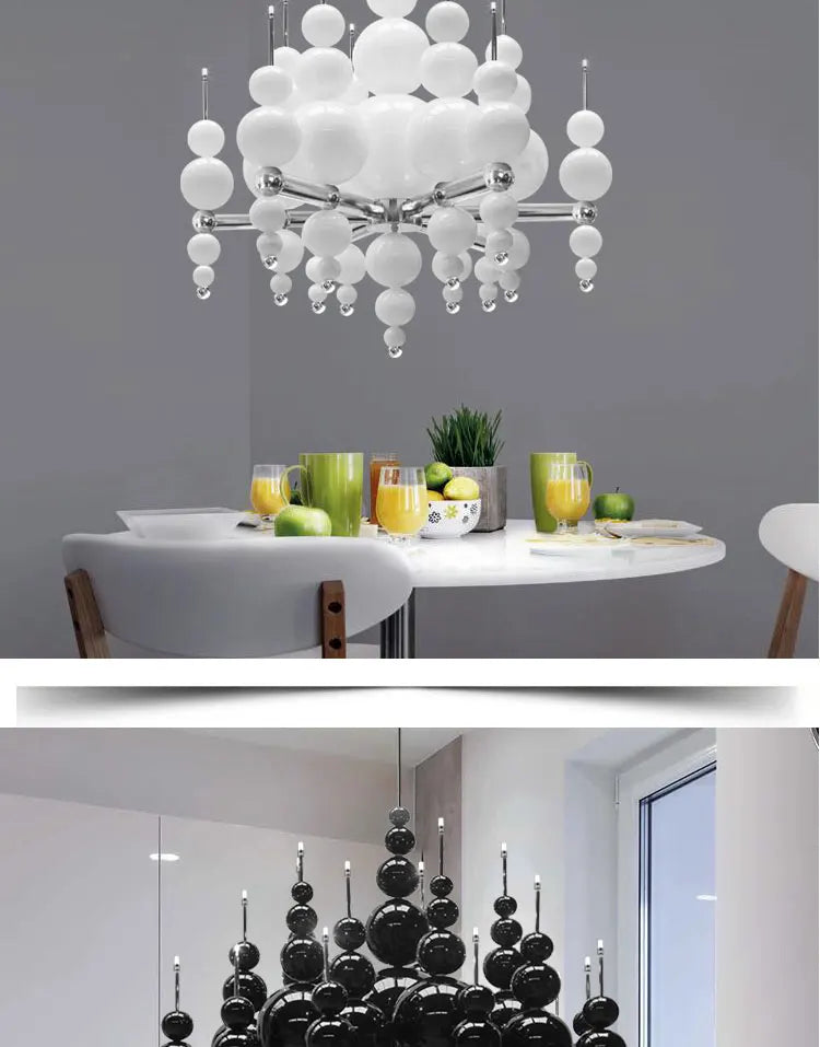Luxury Living Room Black Chandelier Designer Tears From Moon Chandelier For Ceiling Restaurant Large Dining Table Hanging Lamp