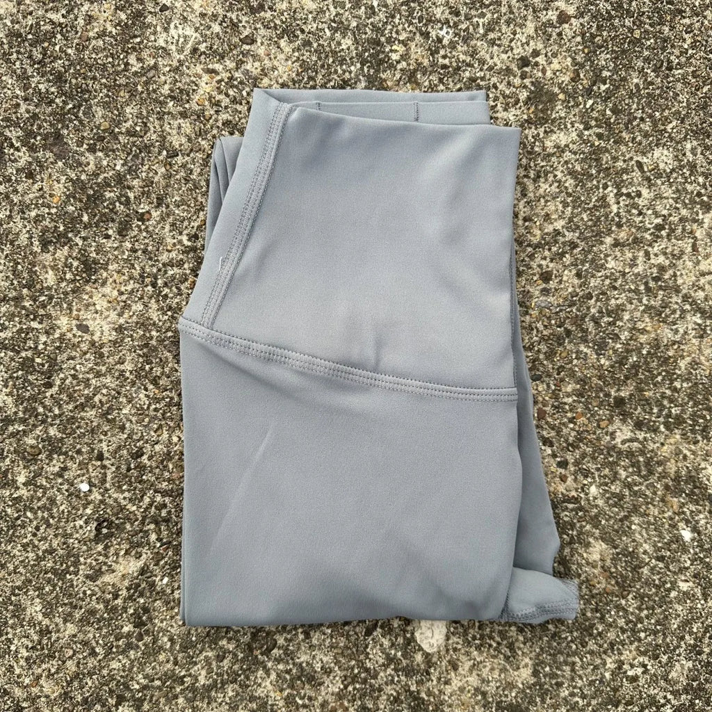 Solid Color Back Waist Pocket High Waist Fitness Yoga Legging soft Women Sport Pant Tight Butter Athletic Gym Ankle-Length Pants