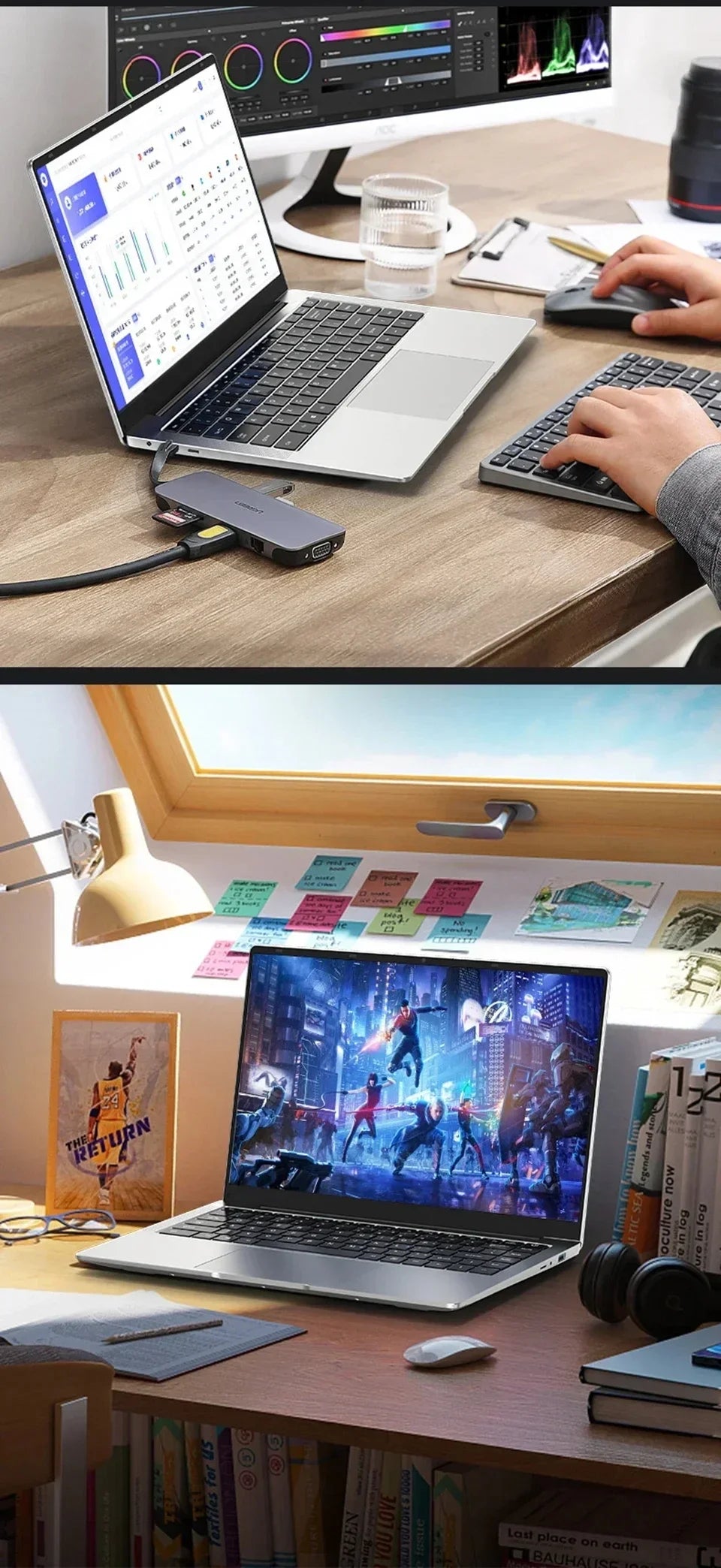 2026 Portable Laptop Computer Intel Atom A3950 Notebook PC 12GB RAM 512GB 1TB M.2 SSD Windows 11 Pro 14.1" Office Study Computer