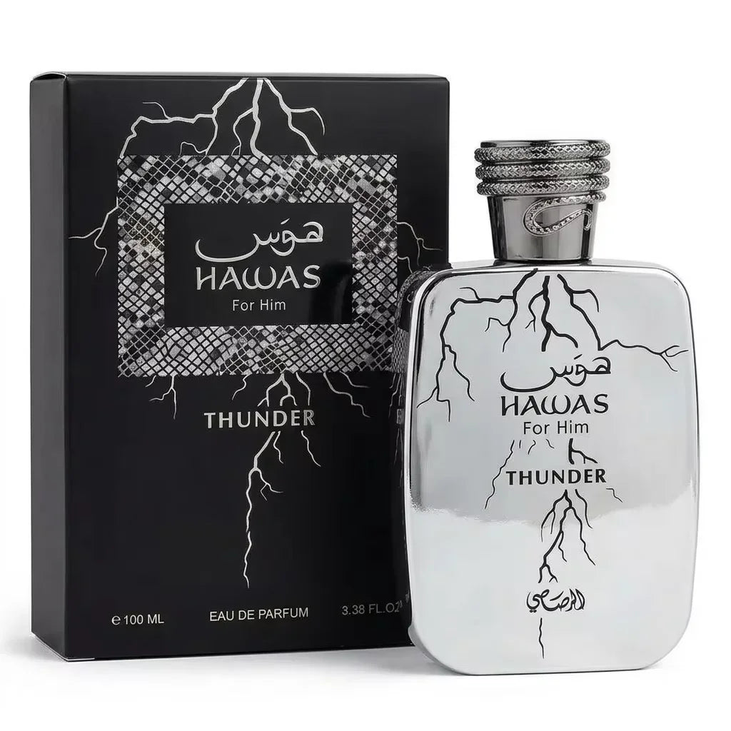 Rasasi Hawas Perfume Spray Ice Verde Thunder Lava Gold Eclat Kobra Long Lasting Eau de Parfum Scent For Men Women