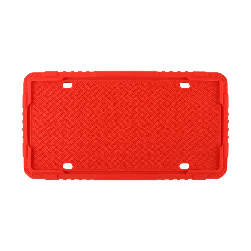 For RAM Car Silicone License Plate Frame Kit Detachable Waterproof Antirust Number Plates Holder Bracket for US Canada Auto