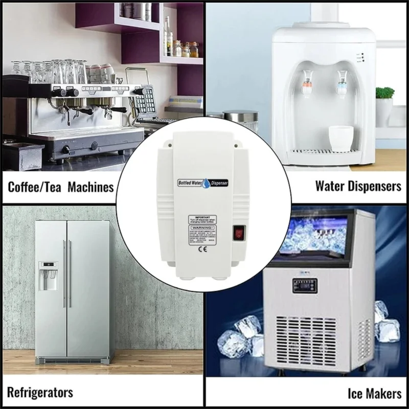 SOVOFLO BWDS-5000 Bottled Water Dispensing System 3.8LPM Electric Water Dispenser Pump 1GPM 40psi with 100-240V AC adapter