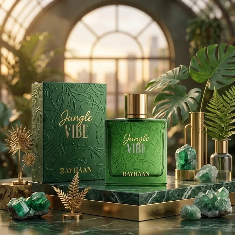 RAYHAAN 100ML Unisex Perfume Eau De Parfum Long Lasting Fresh Green Woody Aquatic Elegant Smooth Luxury Premium Fragrance Mist