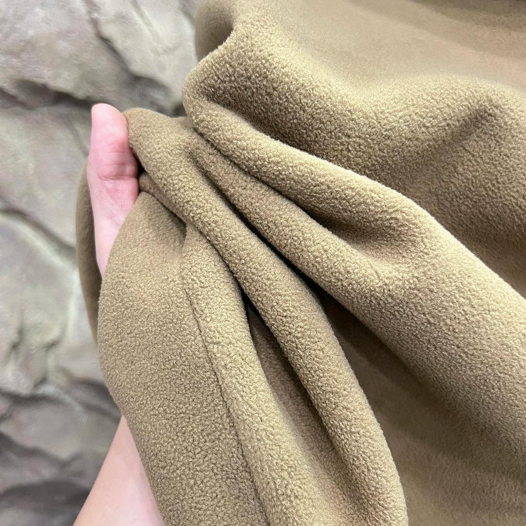 Heavyweight 620g Double-Sided Fleece Hoodie Jacket Quick Warmth Winter Men's Long Sleeve Zipper Closure Outdoor Style Polyester