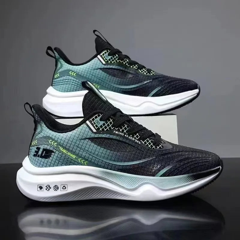 Spring new men's shoes, mesh shoes, sports shoes breathable shock-absorbing soft-soled lightweight running shoes