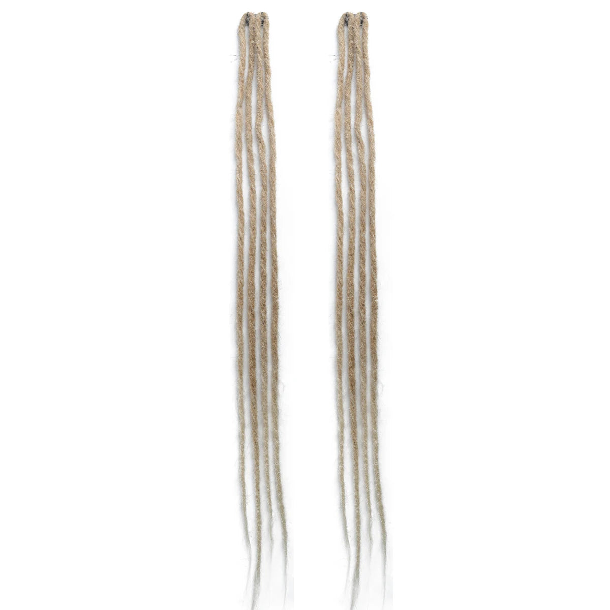 2Pcs Clip in Braid Hair Extensions Wig Synthetic Dreadlock Hair Pieces Bohemian Hair Accessories For Women Daily/Party Use