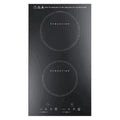 Kitchen 2 Rings Ceramic Cooker Induction Cooktop Double Electric Cooker Hob Heating Cooker Electric Stove Vertical Cooking Plate